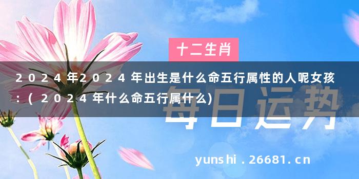 2024年2024年出生是什么命五行属性的人呢女孩 :(2024年什么命五行属什么)